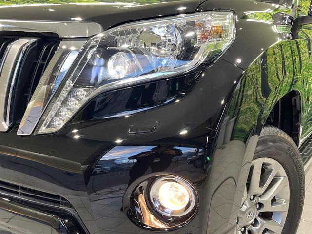 ランドクルーザープラド TX Lパッケージ・G-フロンティア 純正SDナビ バックカメラ 禁煙車 茶革シート シートヒーター スマートキー オートライト オートエアコン LEDヘッド クルコン パワーシート クリアランスソナー 電動格納ミラー 衝突安全ボディ(14枚目)