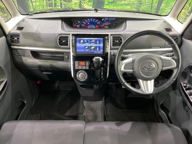 タント カスタムRS 両側電動スライドドア 純正SDナビ 禁煙車 スマートキー ETC オートライト オートエアコン LEDヘッド 電動格納ミラー ドアバイザー プライバシーガラス パワーステアリング パワーウィンドウ(2枚目)