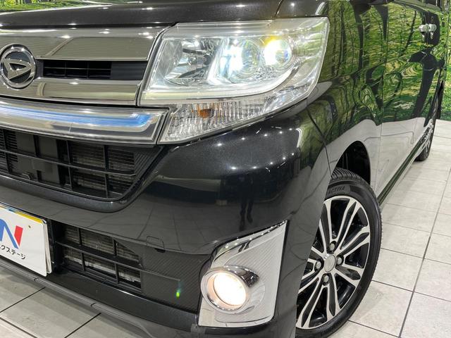 タント カスタムRS 両側電動スライドドア 純正SDナビ 禁煙車 スマートキー ETC オートライト オートエアコン LEDヘッド 電動格納ミラー ドアバイザー プライバシーガラス パワーステアリング パワーウィンドウ(13枚目)