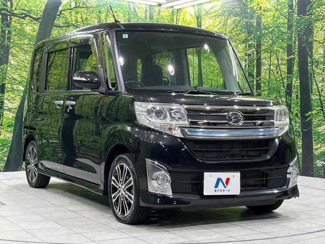 タント カスタムRS 両側電動スライドドア 純正SDナビ 禁煙車 スマートキー ETC オートライト オートエアコン LEDヘッド 電動格納ミラー ドアバイザー プライバシーガラス パワーステアリング パワーウィンドウ(17枚目)