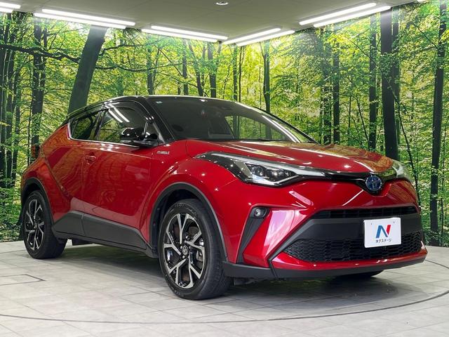 C-HR G 純正8型ナビ付ディスプレイオーディオ バックカメラ 禁煙車 レーダークルーズ ETC 衝突被害軽減装置 ハーフレザーシート ドラレコ コーナーセンサー スマートキー LEDヘッド 純正18インチアルミ(16枚目)