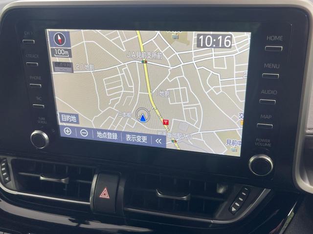 C-HR G 純正8型ナビ付ディスプレイオーディオ バックカメラ 禁煙車 レーダークルーズ ETC 衝突被害軽減装置 ハーフレザーシート ドラレコ コーナーセンサー スマートキー LEDヘッド 純正18インチアルミ(27枚目)