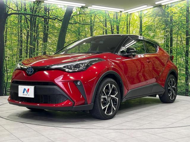 C-HR G 純正8型ナビ付ディスプレイオーディオ バックカメラ 禁煙車 レーダークルーズ ETC 衝突被害軽減装置 ハーフレザーシート ドラレコ コーナーセンサー スマートキー LEDヘッド 純正18インチアルミ(54枚目)