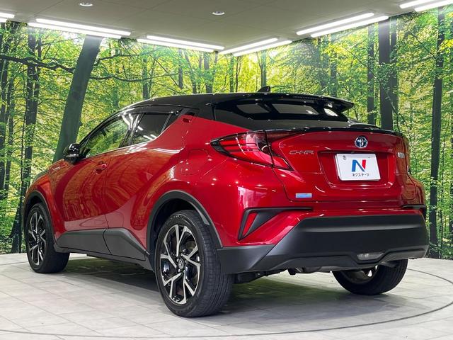 C-HR G 純正8型ナビ付ディスプレイオーディオ バックカメラ 禁煙車 レーダークルーズ ETC 衝突被害軽減装置 ハーフレザーシート ドラレコ コーナーセンサー スマートキー LEDヘッド 純正18インチアルミ(56枚目)