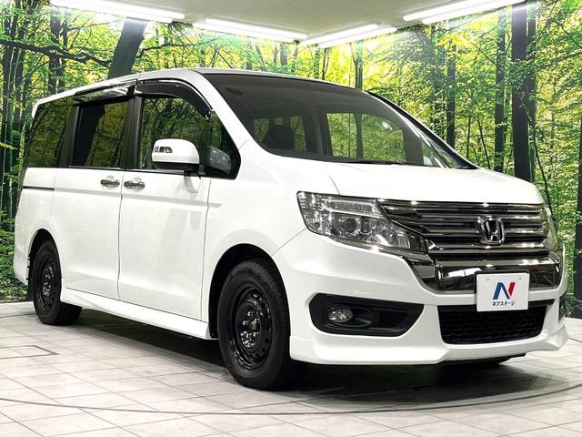 ステップワゴンスパーダ Z クールスピリット 両側電動スライドドア パナソニック製8型SDナビ バックカメラ 寒冷地仕様 禁煙車 ハーフレザーシート スマートキー HIDヘッド ETC クルコン オートライト オートエアコン 盗難防止装置(18枚目)