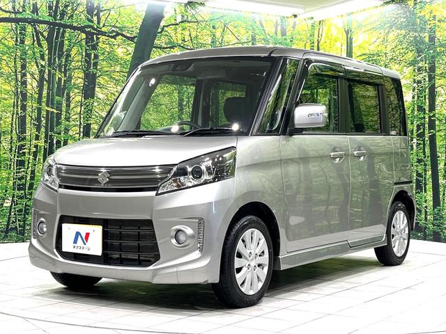 スペーシアカスタム ＸＳリミテッド　両側電動スライドドア　ＳＤナビ　禁煙車　衝突軽減装置　スマートキー　オートライト　ＨＩＤヘッド　シートヒーター　ＥＴＣ　オートエアコン　電動格納ミラー　プライバシーガラス　ドアバイザー　フルセグ（55枚目）