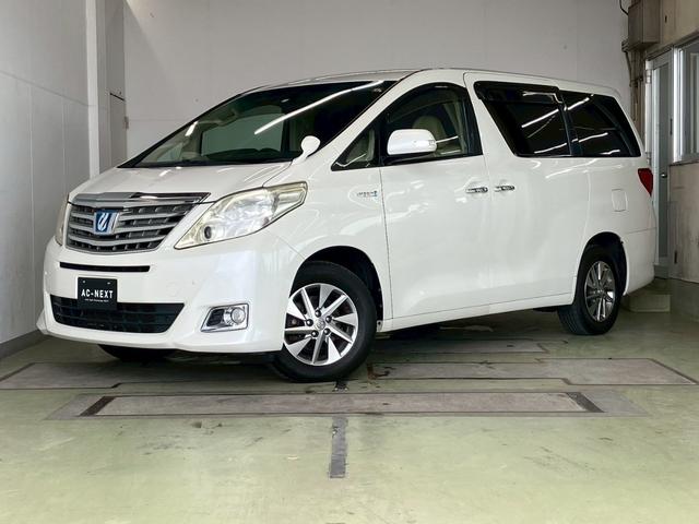 トヨタ アルファードハイブリッド X 4WD 純正ナビ