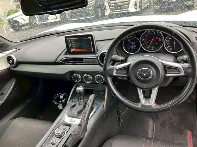 ロードスター Ｓスペシャルパッケージ　ワンオーナー　柿本改マフラー　純正ナビ　バックカメラ　フルセグ　Ｂｌｕｅｔｏｏｔｈ　幌オープン　純正ＡＷ　ＥＴＣ　６速ＡＴ　２ＷＤ　ＬＥＤヘッドライト　ＤＶＤ　プッシュスタート　横滑り防止（2枚目）