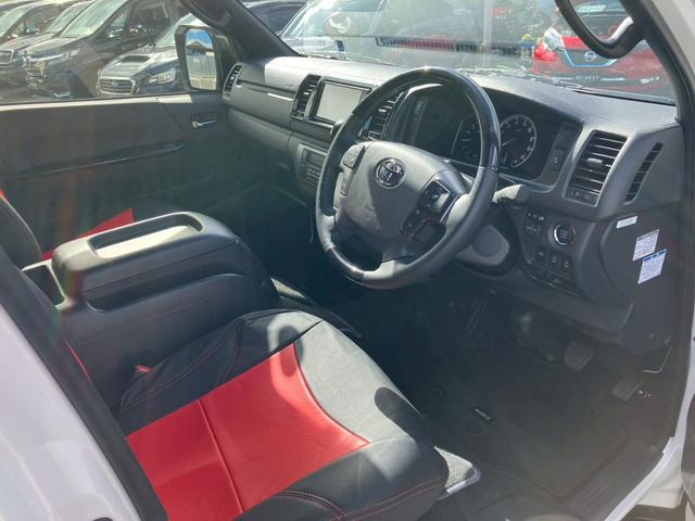 ハイエースバン ロングスーパーGL ダークプライムS ワンオーナー モデリスタエアロ LEDヘッドライト 両側電動スライドドア デジタルインナミラー ナビ フルセグ バックカメラ Bluetooth CD DVD スマートキー 電格納ミラー シートカバー(23枚目)