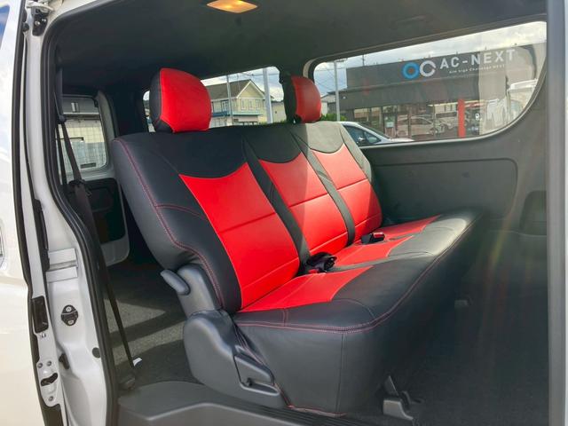 ハイエースバン ロングスーパーGL ダークプライムS ワンオーナー モデリスタエアロ LEDヘッドライト 両側電動スライドドア デジタルインナミラー ナビ フルセグ バックカメラ Bluetooth CD DVD スマートキー 電格納ミラー シートカバー(25枚目)