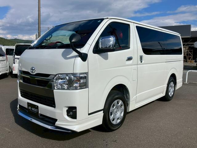 ハイエースバン ロングスーパーGL ダークプライムS ワンオーナー モデリスタエアロ LEDヘッドライト 両側電動スライドドア デジタルインナミラー ナビ フルセグ バックカメラ Bluetooth CD DVD スマートキー 電格納ミラー シートカバー(30枚目)