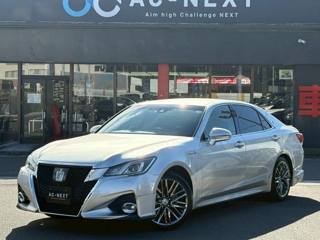 クラウンハイブリッド アスリートＧ　純正ディスプレイナビ　全周囲カメラ　フルセグ　Ｂｌｕｅｔｏｏｔｈ　クリソナ　ＡＣＣ　純正ＡＷ　前列ベンチレーション　パワーシート　ハンドルチルト　オートハイビーム　ＥＴＣ　革シート　レーンキープ（33枚目）