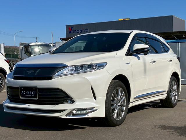 ハリアーハイブリッド プレミアム　アルパイン１０インチナビ　ＴＲＤフルエアロ　バックカメラ　フルセグ　Ｂｌｕｅｔｏｏｔｈ　ＡＣＣ　ＥＴＣ　ドラレコ　ハーフレザーシート　パワーシート　パワーバッグドア　スマートキー　オートエアコン（34枚目）