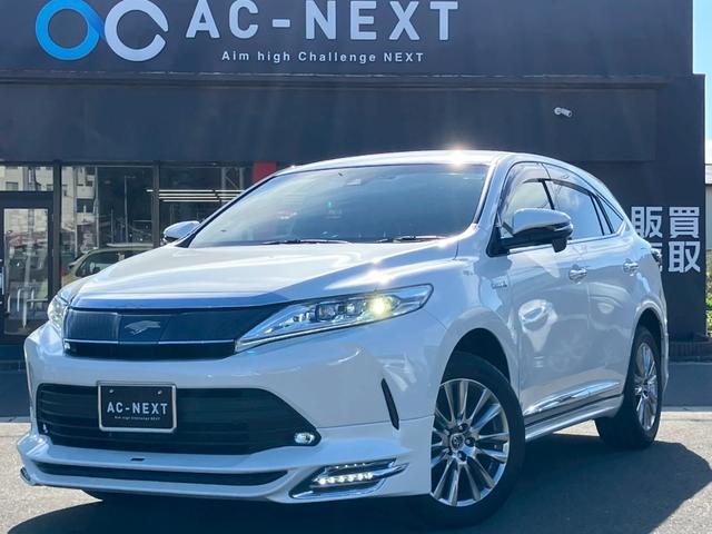 ハリアーハイブリッド プレミアム　アルパイン１０インチナビ　ＴＲＤフルエアロ　バックカメラ　フルセグ　Ｂｌｕｅｔｏｏｔｈ　ＡＣＣ　ＥＴＣ　ドラレコ　ハーフレザーシート　パワーシート　パワーバッグドア　スマートキー　オートエアコン（38枚目）