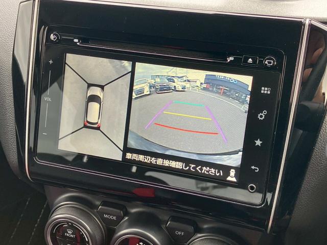 スイフト 　純正７インチナビ　全周囲カメラ　ＭＴモード　パドルシフト　ＡＣＣ　フルセグＴＶ　Ｂｌｕｅｔｏｏｔｈ　ＣＤ　ＤＶＤ　レーンキープ　衝突軽減ブレーキ　フォグランプ　リアフォグ　ＥＴＣ　リアスポイラー（11枚目）