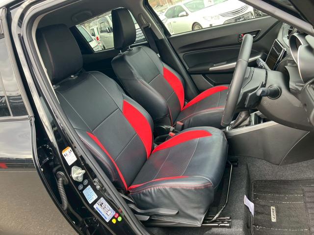 スイフト 　純正７インチナビ　全周囲カメラ　ＭＴモード　パドルシフト　ＡＣＣ　フルセグＴＶ　Ｂｌｕｅｔｏｏｔｈ　ＣＤ　ＤＶＤ　レーンキープ　衝突軽減ブレーキ　フォグランプ　リアフォグ　ＥＴＣ　リアスポイラー（23枚目）