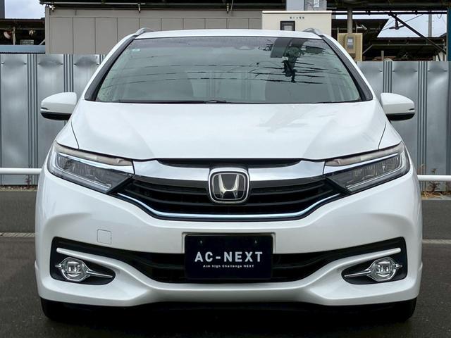 シャトル ハイブリッドZ ホンダセンシング 純正7インチナビ ホンダセンシング ステリモ フルセグTV Bluetooth CD DVD スマキー キーレス ACC ハーフレザーシート レーンキープ ETC フォグランプ ドラレコ パドルシフト(4枚目)