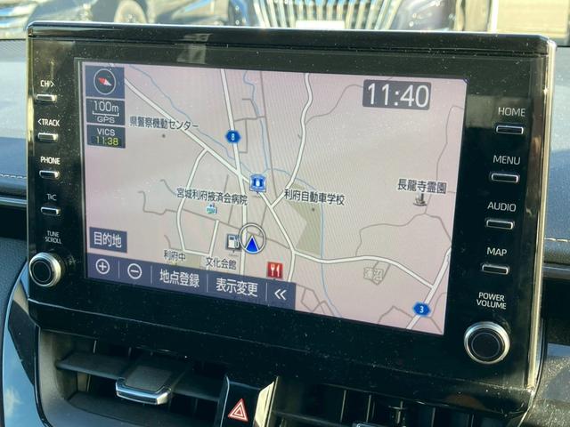 カローラツーリング ハイブリッド ダブルバイビー DPオーディオ ステアリングヒーター 置くだけ充電 ハーフレザー フォグランプ ACC レーンキープ ETC2.0 フルセグTV Bluetooth AC100V バックカメラ 衝突軽減ブレーキ(10枚目)