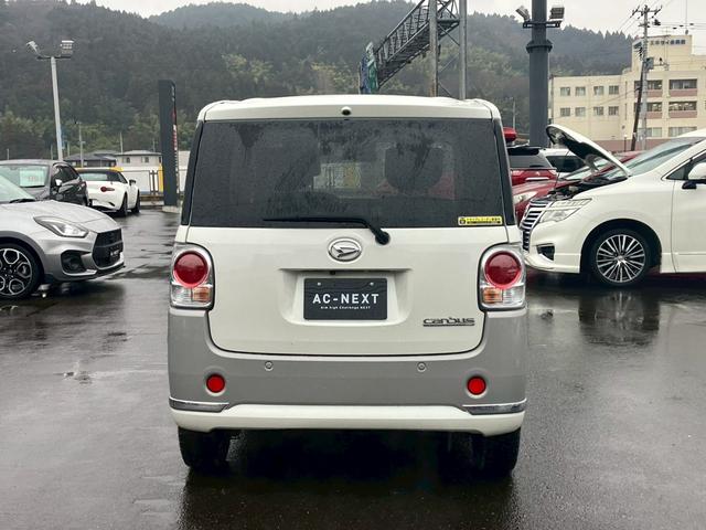 ムーヴキャンバス Ｘメイクアップリミテッド　ＳＡＩＩＩ　純正７インチナビ　オートライト　全周囲カメラ　両側電動スライドドア　フォグランプ　ＣＤ　ＤＶＤ　Ｂｌｕｅｔｏｏｔｈ　フルセグＴＶ　ドラレコ　オートハイビーム　ステアリングリモコン　電動格納ミラー（6枚目）