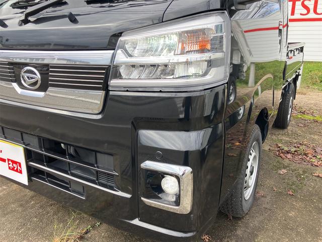 ハイゼットトラック ジャンボエクストラ 4WD 軽トラック MT 衝突被害軽減システム クリアランスソナー ETC スマートキー アイドリングストップ 電動格納ミラー オートライト ESC エアコン パワーステアリング パワーウィンドウ(13枚目)