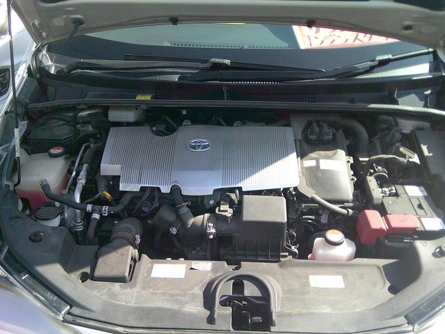 プリウス Ｓ　４ＷＤ　ＥＴＣ　バックカメラ　ナビ　ＴＶ　アルミホイール　オートライト　ＬＥＤヘッドランプ　サンルーフ　ＣＶＴ　スマートキー　アイドリングストップ　電動格納ミラー　盗難防止システム　衝突安全ボディ（20枚目）
