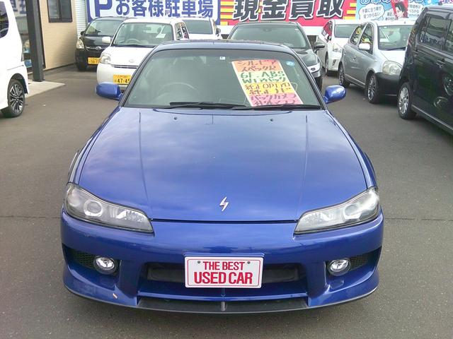 シルビア スペックＲエアロ　ＥＴＣ　バックカメラ　ナビ　ＭＴ　エアロ　アルミホイール　衝突安全ボディ　ＡＢＳ　エアコン（9枚目）