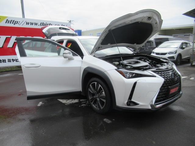 ＵＸ ＵＸ２５０ｈ　バージョンＬ　４ＷＤ／禁煙車／衝突軽減ブレーキ／全周囲カメラ／障害物センサ／シートエアコン／シートヒーター／ステアリングヒーター／電動リアゲート／純正アルミホイール／黒革シート／リアカメラ／ドアバイザー／ドラレコ（67枚目）