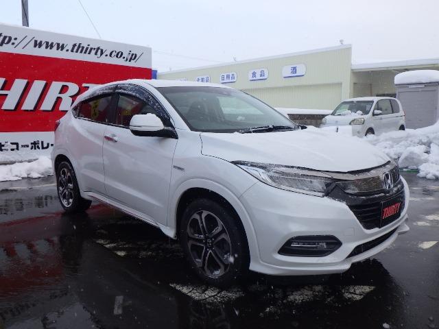 ヴェゼル ハイブリッドＺ・ホンダセンシング　禁煙車／前後ドラレコ／エンジンスターター／バックカメラ／レーダークルコン／シートヒーター／ワイパーデアイサー／サイドミラーヒーター／レーダークルコン／社外レーダー／衝突被害軽減ブレーキ／ＥＴＣ（16枚目）