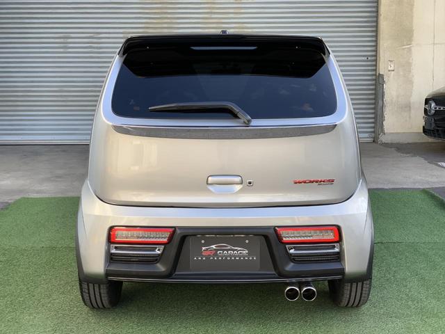 アルトワークス ベースグレード　５速ＭＴ　ＴＥＩＮ車高調　モンスタースポーツマフラー　ＤＥＦＩブースト計　Ｈｏｔｓｔｕｆｆメッシュホイール　社外テール　ＦＲＰボンネット　ＺＥＲＯ１０００エアクリ（10枚目）