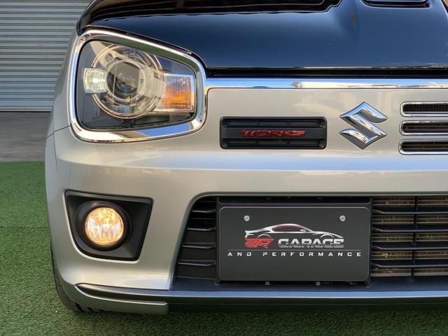 アルトワークス ベースグレード　５速ＭＴ　ＴＥＩＮ車高調　モンスタースポーツマフラー　ＤＥＦＩブースト計　Ｈｏｔｓｔｕｆｆメッシュホイール　社外テール　ＦＲＰボンネット　ＺＥＲＯ１０００エアクリ（16枚目）