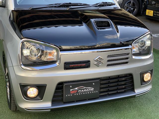 アルトワークス ベースグレード　５速ＭＴ　ＴＥＩＮ車高調　モンスタースポーツマフラー　ＤＥＦＩブースト計　Ｈｏｔｓｔｕｆｆメッシュホイール　社外テール　ＦＲＰボンネット　ＺＥＲＯ１０００エアクリ（17枚目）