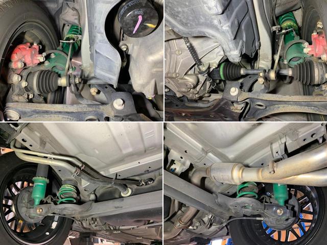 アルトワークス ベースグレード　５速ＭＴ　ＴＥＩＮ車高調　モンスタースポーツマフラー　ＤＥＦＩブースト計　Ｈｏｔｓｔｕｆｆメッシュホイール　社外テール　ＦＲＰボンネット　ＺＥＲＯ１０００エアクリ（57枚目）