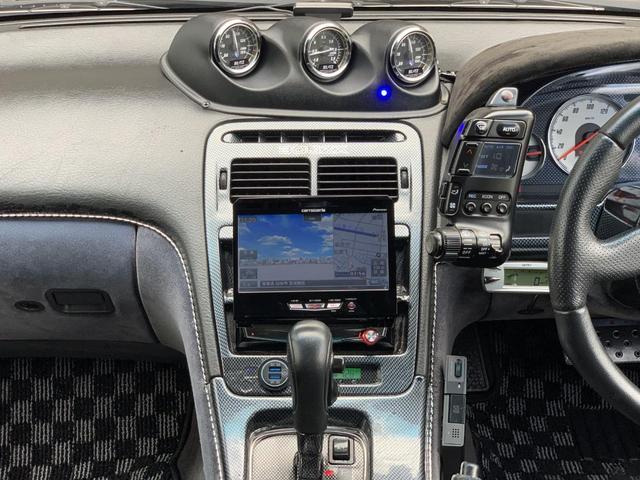 フェアレディZ 300ZXツインターボ VG30DETT フルエアロ 柿本マフラー BLITZ追加メーター レカロセミバケット BOSEサウンド 18inchアルミ ナビ Bカメラ(33枚目)