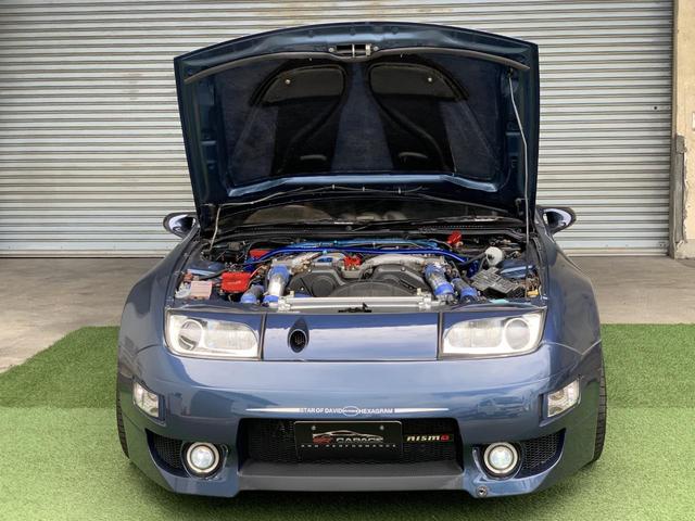 フェアレディZ 300ZXツインターボ VG30DETT フルエアロ 柿本マフラー BLITZ追加メーター レカロセミバケット BOSEサウンド 18inchアルミ ナビ Bカメラ(57枚目)