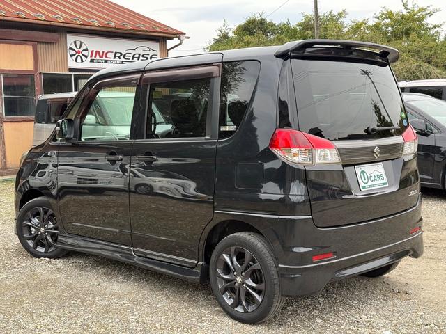 ソリオ ブラック&ホワイトII 特別仕様車 純正フルエアロ フルセグTV DVD エンジンスターター シートヒーター 電動スライドドア ビルトインETC 専用15インチアルミホイール スマートキー リアスポイラー プッシュスタート(2枚目)