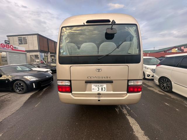 コースター ロングＥＸターボ　エアサス　２９人乗り　後期型　６速ＡＴ（5枚目）