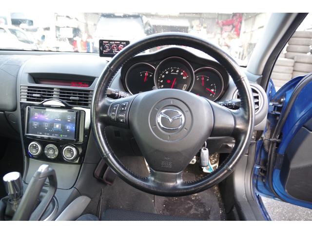 RX-8 タイプS ETC バックカメラ ナビ TV MT HID キーレスエントリー 電動格納ミラー アルミホイール 衝突安全ボディ ABS ESC Bluetooth エアコン パワーステアリング パワーウィンドウ(3枚目)