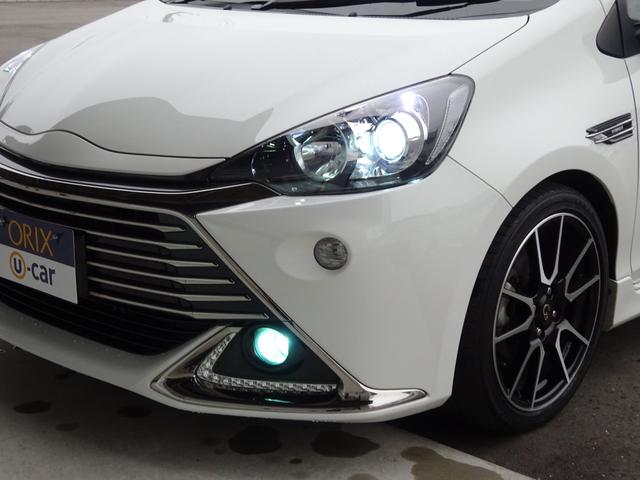 G G’s 純正CD LED スマキー Dバイザー 革ステア(9枚目)