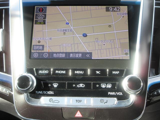 クラウンハイブリッド Ｓ　Ｃパッケージ　Ｆｏｕｒ　衝突被害軽減システム　ＥＴＣ　全方位カメラ　パーキングアシスト　ナビ　フルセグＴＶ　Ｂｌｕｅｔｈｏｏｔ　ＤＶＤ　ＵＳＢ　１００Ｖ電源　パワーシートヒーター　ステアリングヒーター　ＬＥＤヘッドライト（5枚目）