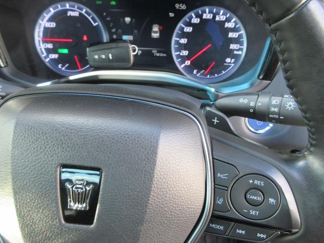 クラウンハイブリッド Ｓ　Ｃパッケージ　Ｆｏｕｒ　衝突被害軽減システム　ＥＴＣ　ナビ　フルセグＴＶ　Ｂｌｕｅｔｈｏｏｔ　ＤＶＤ　ＵＳＢ　１００Ｖ電源　パワーシートヒーター　ステアリングヒーター　ＬＥＤヘッドライト　リモートスタート　ワイパーデアイサー（32枚目）