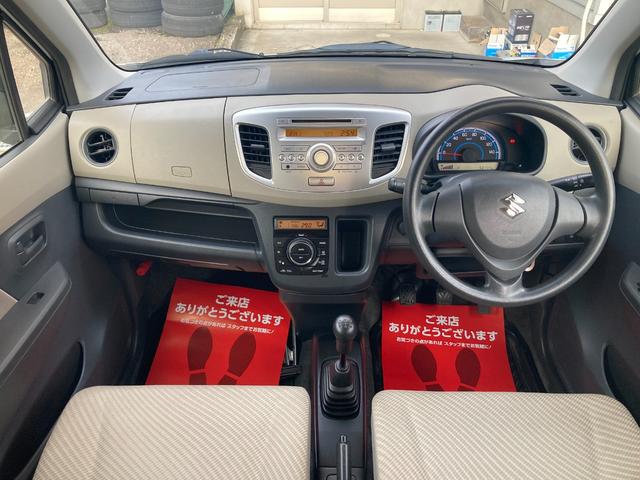 ワゴンＲ ＦＸ　禁煙車両・寒冷地仕様ヒーテッドドアミラー　ＣＤ／ＡＭ／ＦＭデッキ　オートエアコン　プライバシーガラス　アイドリングストップ（5枚目）
