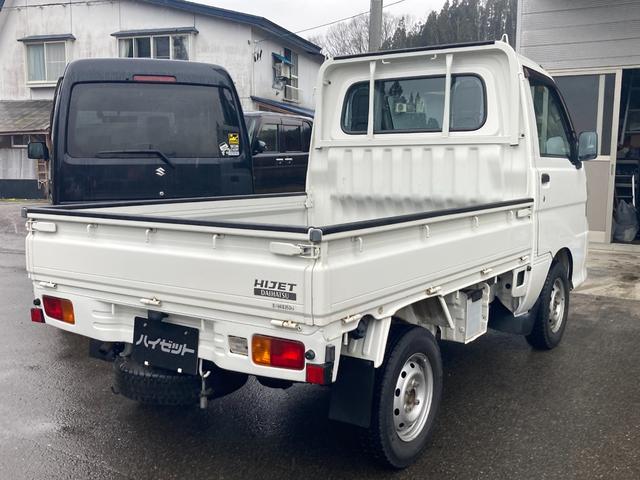 ハイゼットトラック エアコン・パワステ　スペシャル　禁煙車輛ルームクリーニング除菌済　荷台ボディーマット　荷台パネルカバー　ガードフレームプロテクター　ゲートチェーン　ＣＤ／ＡＭ／ＦＭデッキ（3枚目）