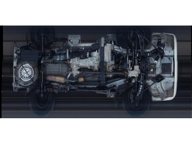 ハイゼットトラック エアコン・パワステ　スペシャル　禁煙車輛ルームクリーニング除菌済　荷台ボディーマット　荷台パネルカバー　ガードフレームプロテクター　ゲートチェーン　ＣＤ／ＡＭ／ＦＭデッキ（4枚目）