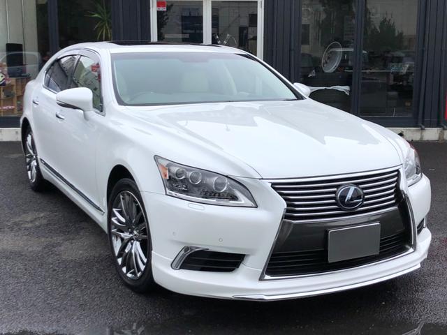 LS600h バージョンCーIパケ 白革 SR プリクラ(4枚目)
