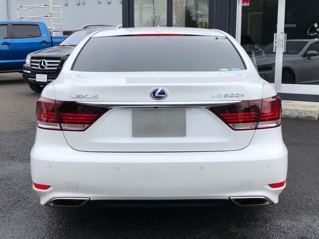 LS600h バージョンCーIパケ 白革 SR プリクラ(9枚目)
