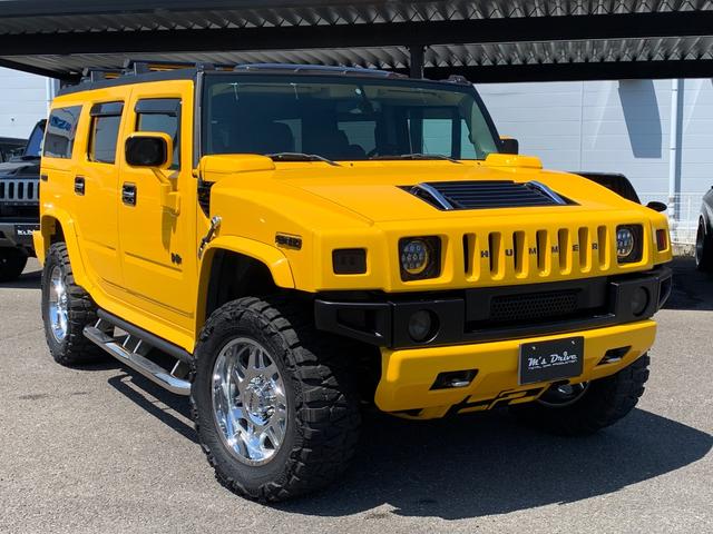 ハマーＨ２ ラグジュアリーパッケージ　新車並行／ＭＫＷ２０インチ／ＮＩＴＴＯマッドタイヤ／ワンオフ４本出しマフラー／新品ＬＥＤヘッドライト／ＨＤＤナビＴＶ／バックカメラ（5枚目）