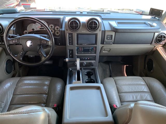 ハマーＨ２ 　新車並行／ＬＥＸＡＮＩ２６インチ／ＣＲＯＳＳ４本出マフラー／本革シート／サンルーフ／実走行／ナビＴＶ／バックカメラ／前後ドラレコ／スモークテール／外装マッチペイント済（15枚目）