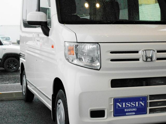 Ｎ－ＶＡＮ Ｌホンダセンシング　４ＷＤ　６速マニュアル　ＣＤオーディオ　ＦＭ，ＡＭラジオ　ＣＤ，ＡＵＸ　両側スライドドア　オートエアコン　ＥＴＣ　衝突被害軽減システム　アイドリングストップ　横滑り防止機能　キーレスエントリー　充電用ＵＳＢジャック　４ＷＤ（34枚目）