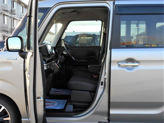 スペーシアカスタム カスタム　ＨＹＢＲＩＤ　ＸＳターボ　４ＷＤ　８インチナビ　バックカメラ　両側電動スライドドア　プッシュスタート　両席シートヒーター　オートエアコン　オートライト　ＥＴＣ　前方ドライブレコーダー　衝突被害軽減システム　アイドリングストップ　横滑り防止機能（36枚目）