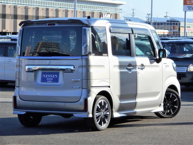 スペーシアカスタム カスタム　ＨＹＢＲＩＤ　ＸＳターボ　４ＷＤ　８インチナビ　バックカメラ　両側電動スライドドア　プッシュスタート　両席シートヒーター　オートエアコン　オートライト　ＥＴＣ　前方ドライブレコーダー　衝突被害軽減システム　アイドリングストップ　横滑り防止機能（43枚目）